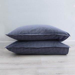 Denim Stripe Flannelette Quilt Cover Set -3