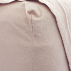 Soft Pink Flannelette Quilt Cover Set-5