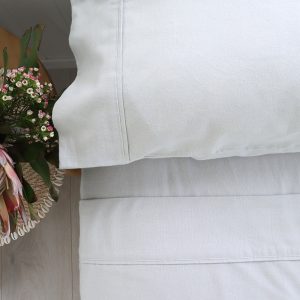 Silver Flannelette Sheet Set-2