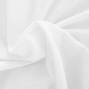 White Flannelette Fitted Sheet-3